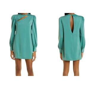 Kimberly Goldson dress Belle cutout long sleeve minidress Small S